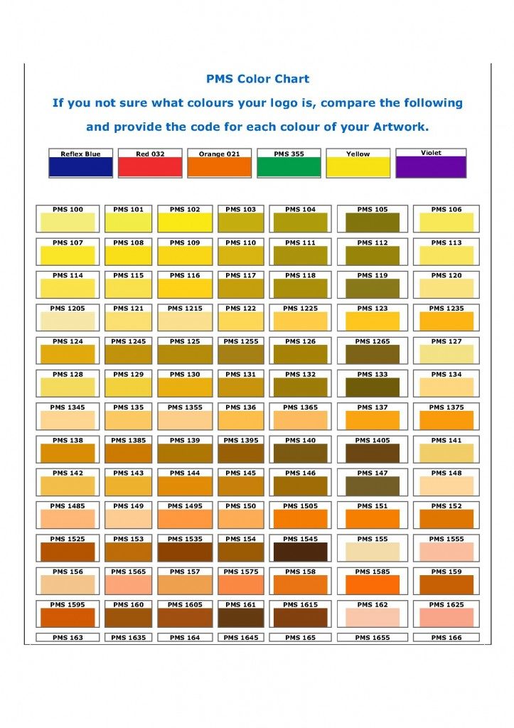 Pms Colour Chart Pdf